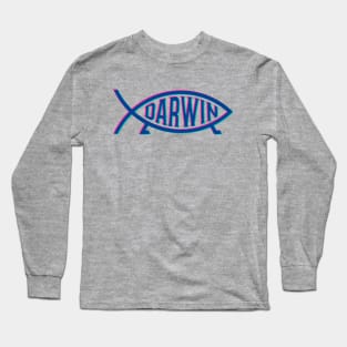 Darwin Fish Logo v3 Long Sleeve T-Shirt